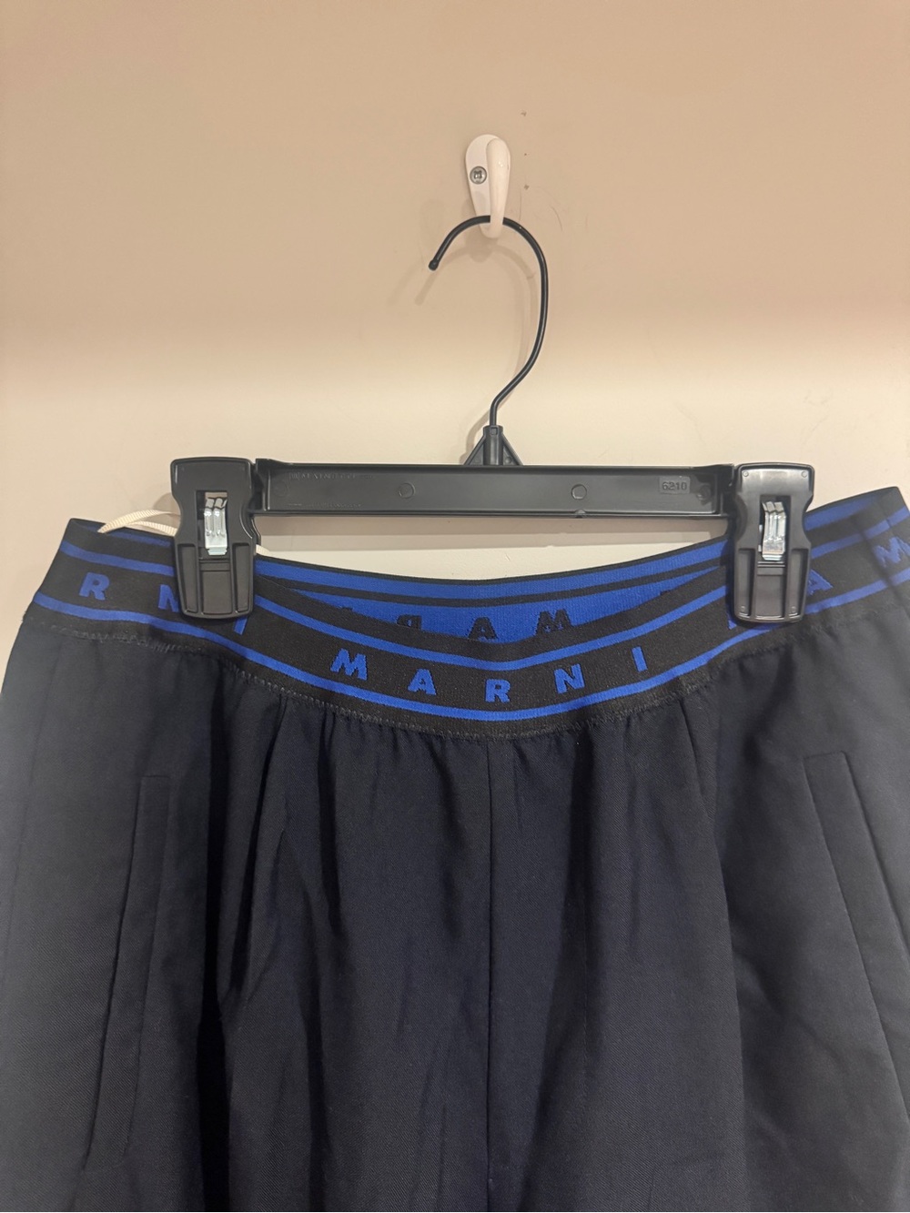 Marni wide leg dark blue pants